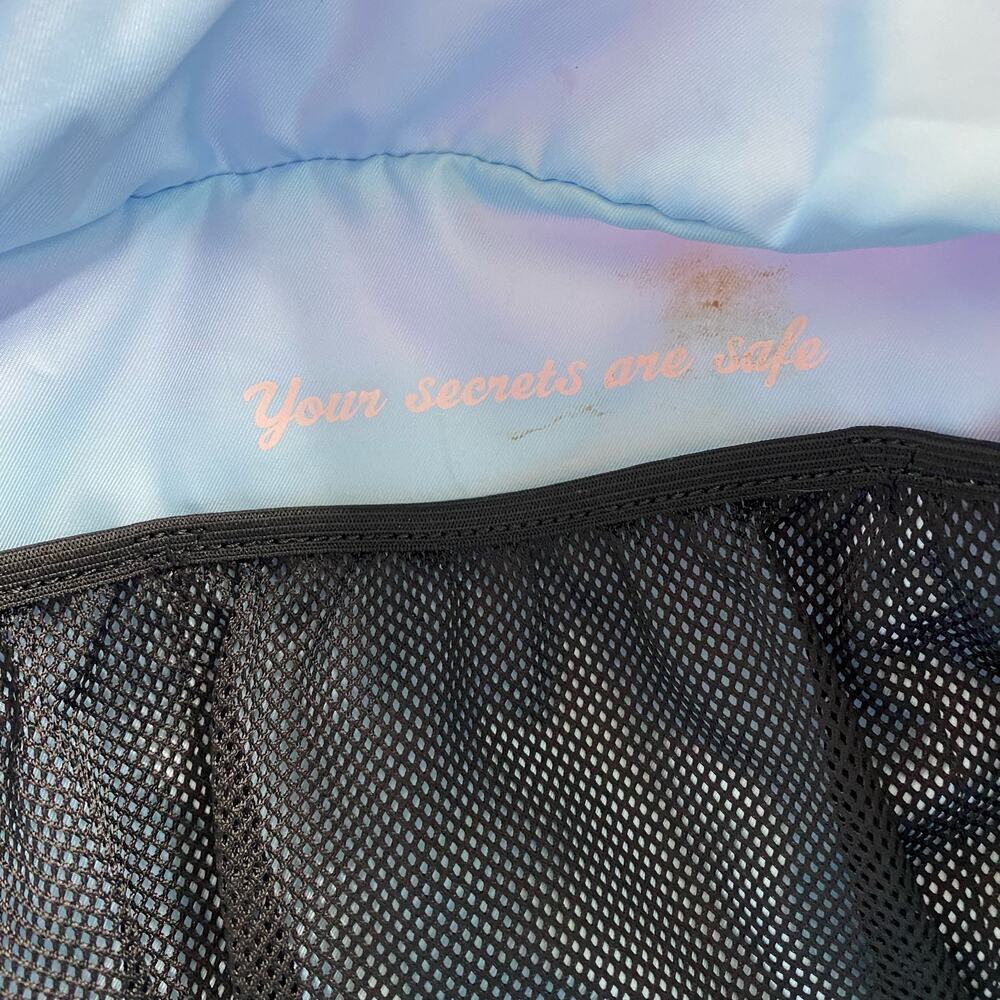 IVIVVA Lululemon In The Game Duffle Gym Bag in Pink Chevron Gymnastics Tennis - Picture 13 of 14